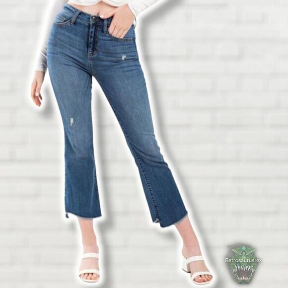 Francesca's Flare Jeans - Picture 9 of 11